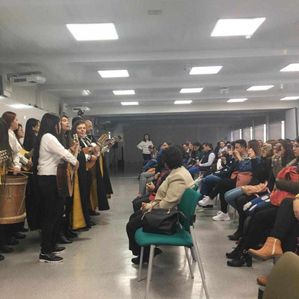 Photograph showing one of the celebrations held in Colombia to mark World PT Day 2019