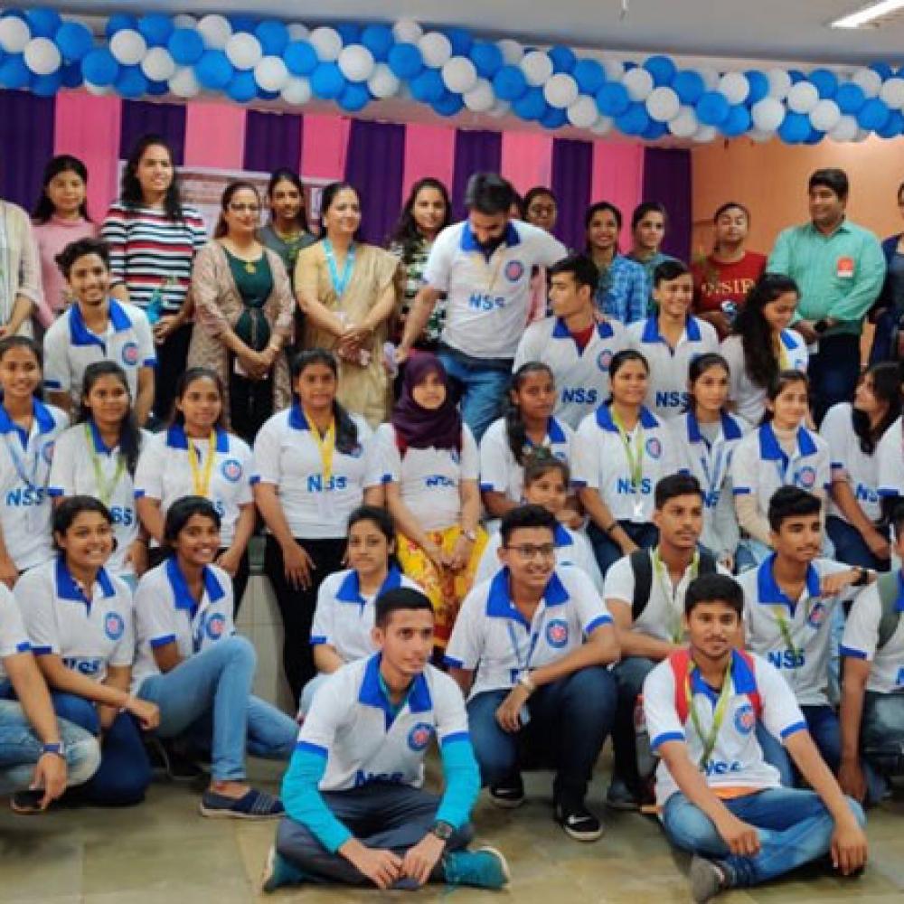 Photograph showing a celebration held in India to mark World PT Day 2019