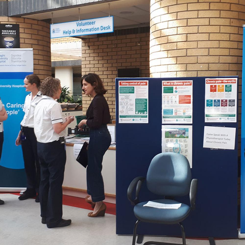 Photograph showing a celebration held in Ireland to mark World PT Day 2019
