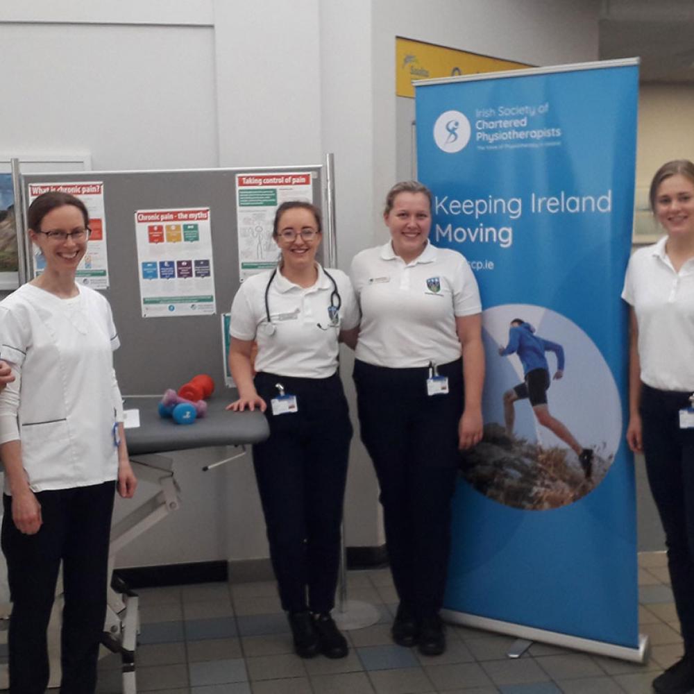Photograph showing a celebration held in Ireland to mark World PT Day 2019
