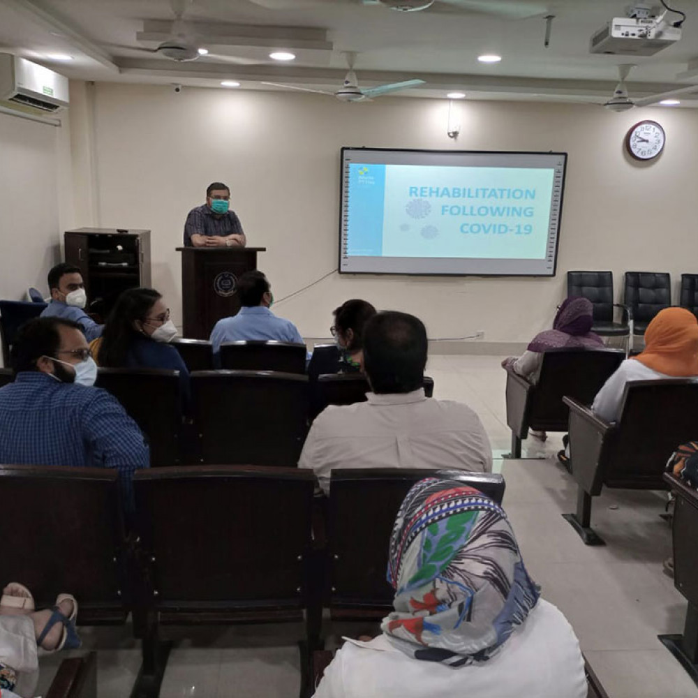 Photograph of World PT Day 2020 celebration at FUIRS