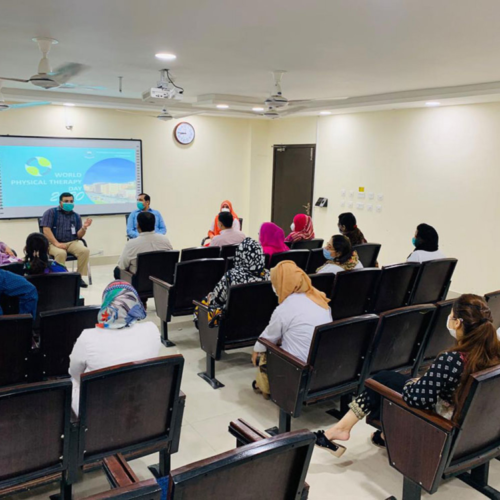 Photograph of World PT Day 2020 celebration at FUIRS