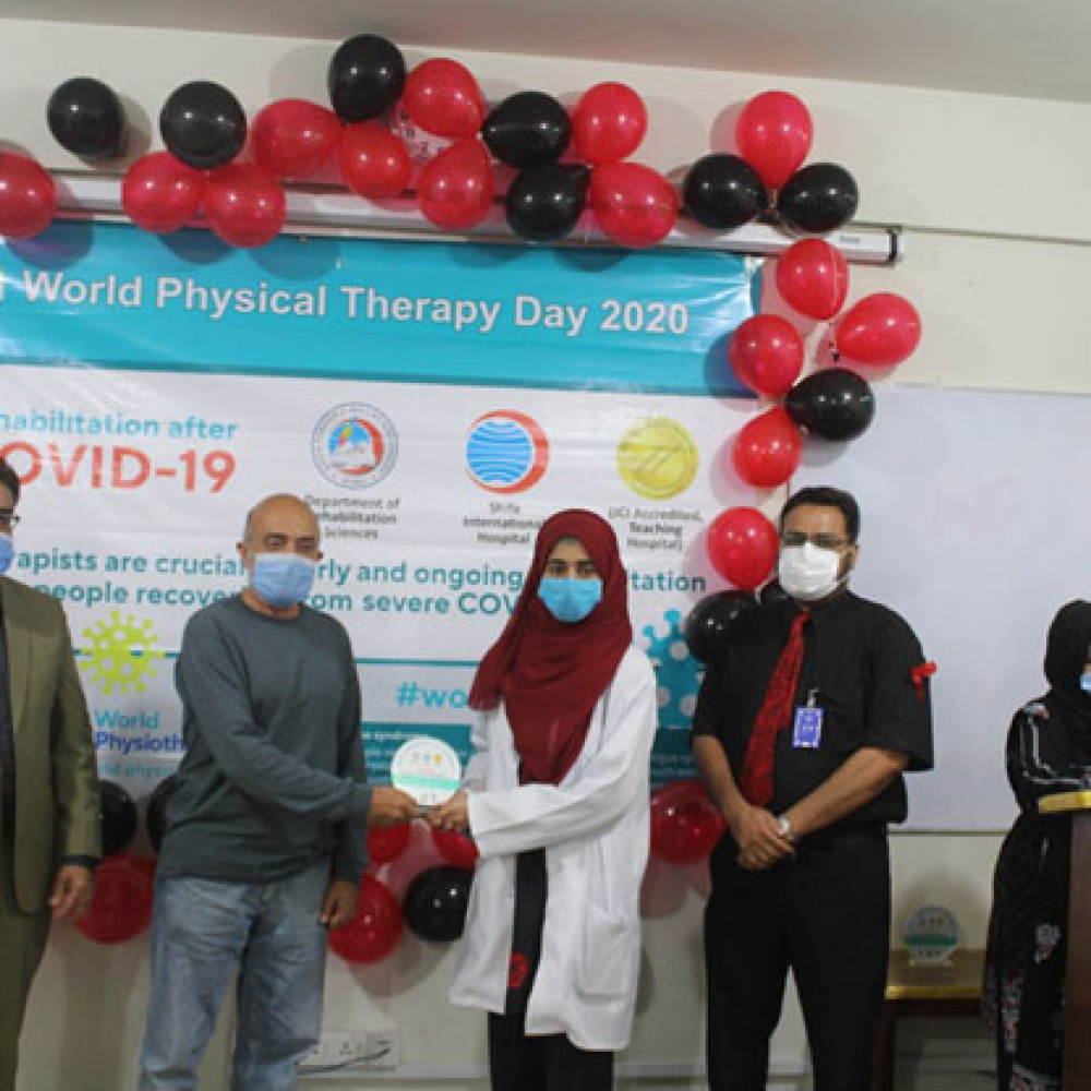 Photograph of World PT Day 2020 celebration at STMU