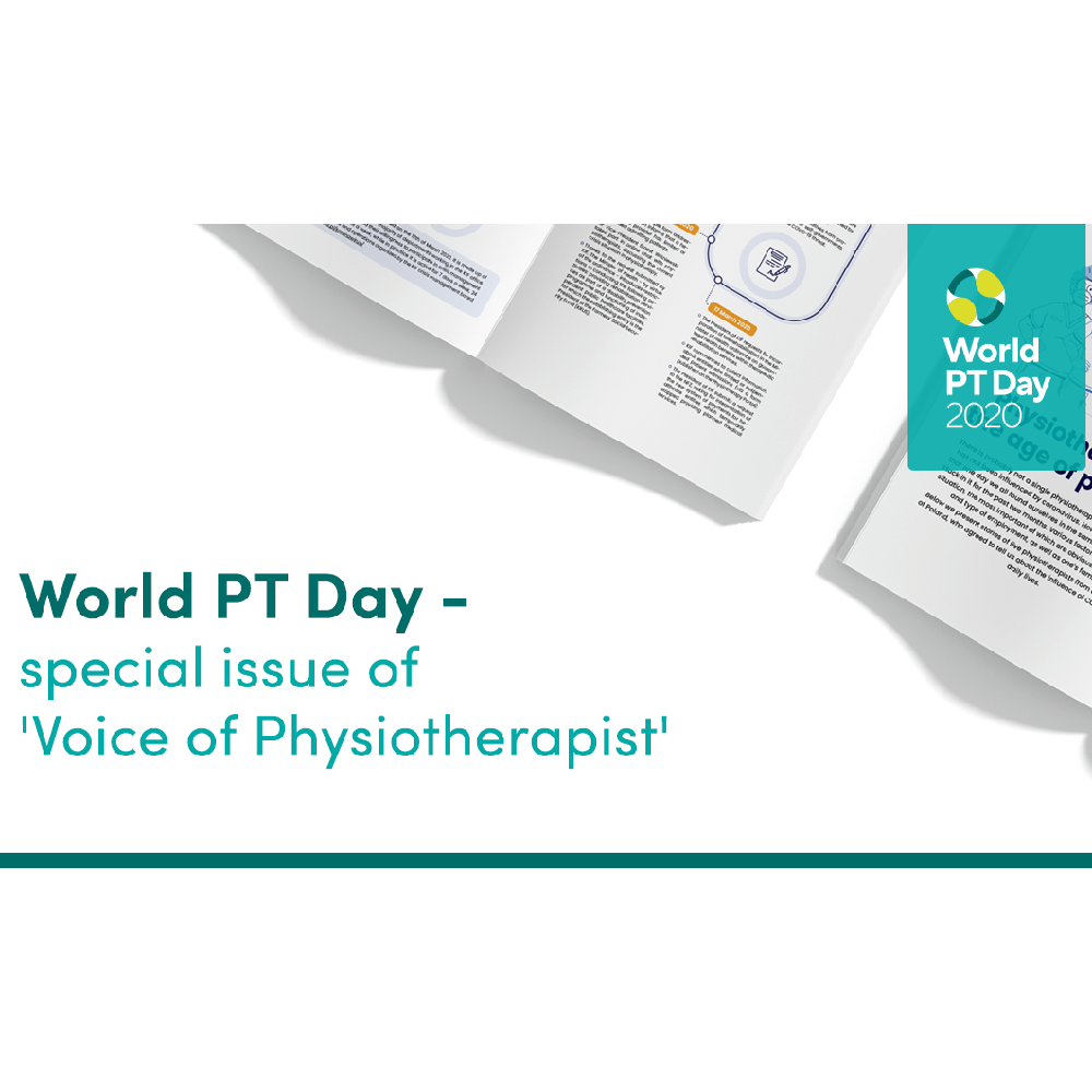 Image of bulletin produced by Polish Chamber of Physiotherapists to mark World PT Day 2020