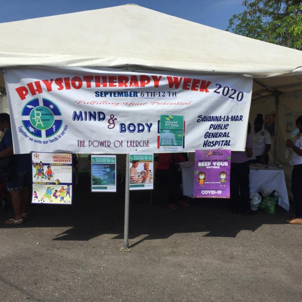 World PT Day 2020 at the Savanna-La-Mar physiotherapy department