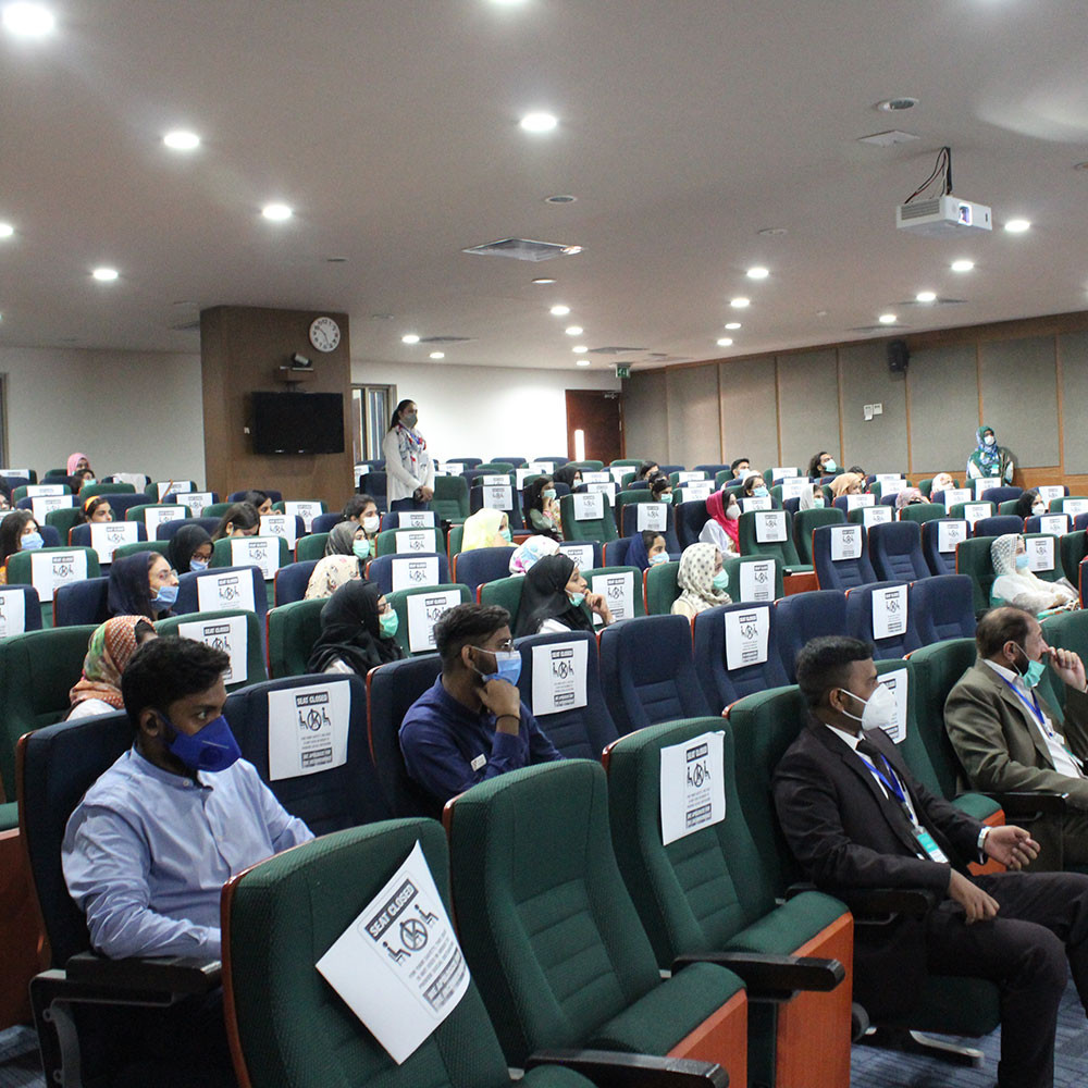 Photograph from Physiotherapy Online and how they marked World PT Day 2020