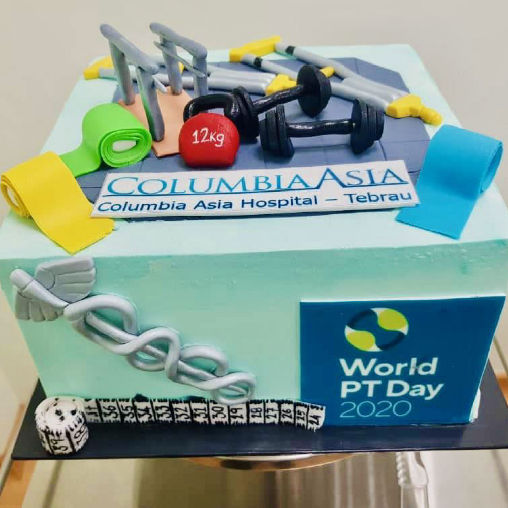 Photo of World PT Day 2020 celebrations at the Columbia Asia Hospital, Malaysia