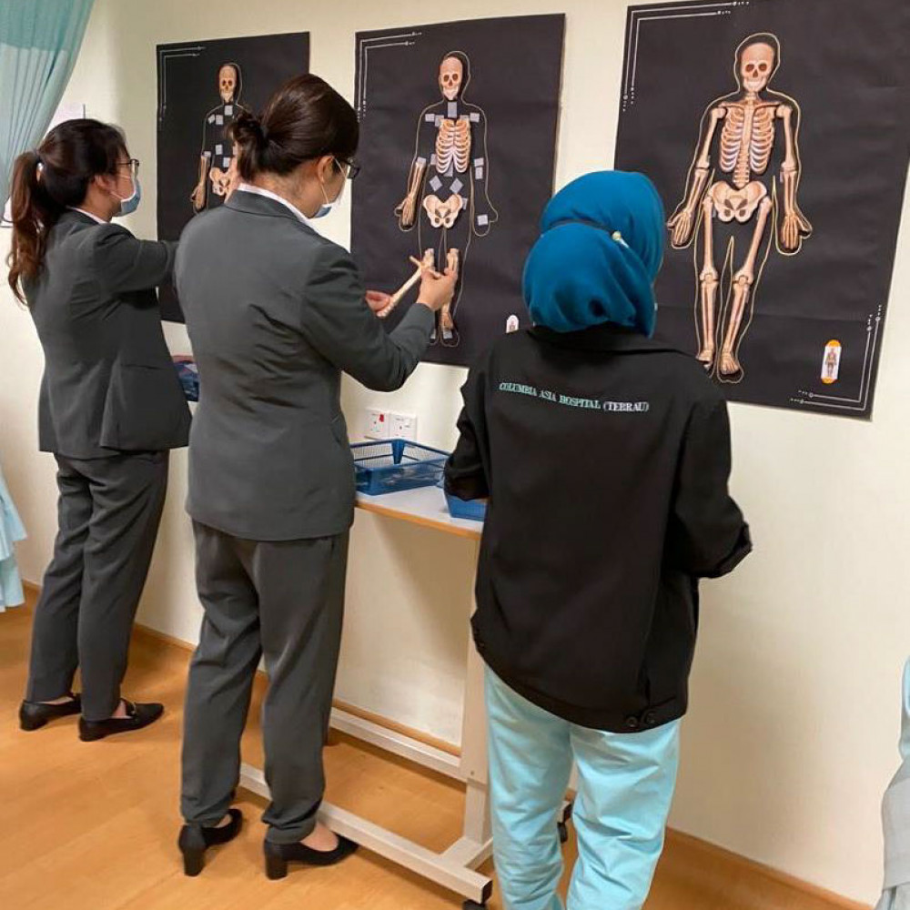 Photo of World PT Day 2020 celebrations at the Columbia Asia Hospital, Malaysia