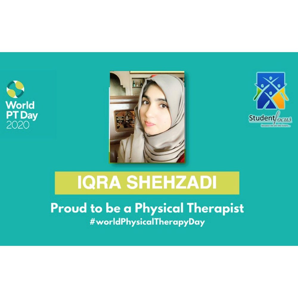 Photograph of World PT Day 2020 celebrations in Pakistan