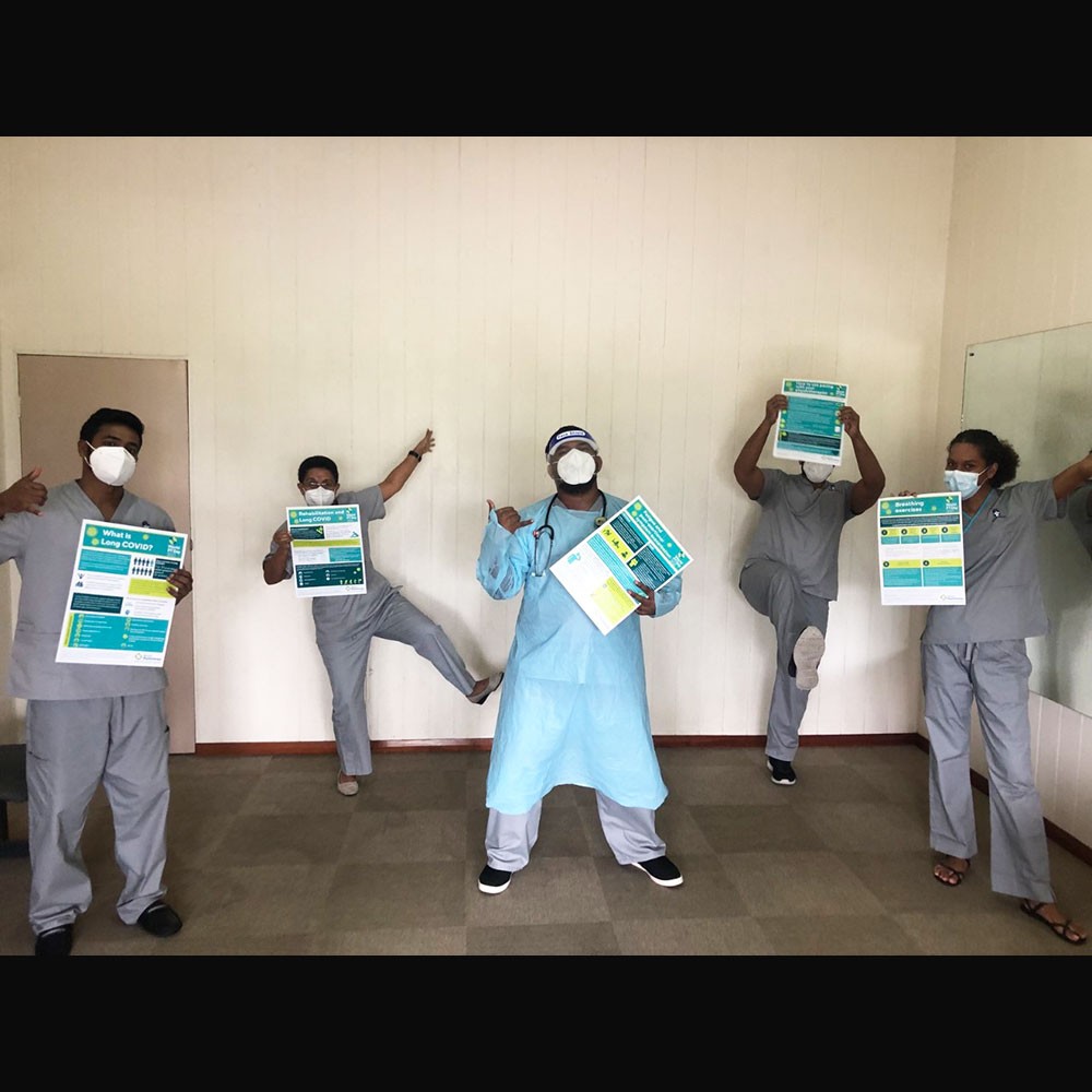 Photo of celebrations held in Fiji to mark World PT Day 2021