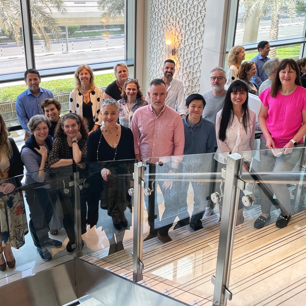 Representatives of World Physiotherapy subgroups at summit meeting in Dubai