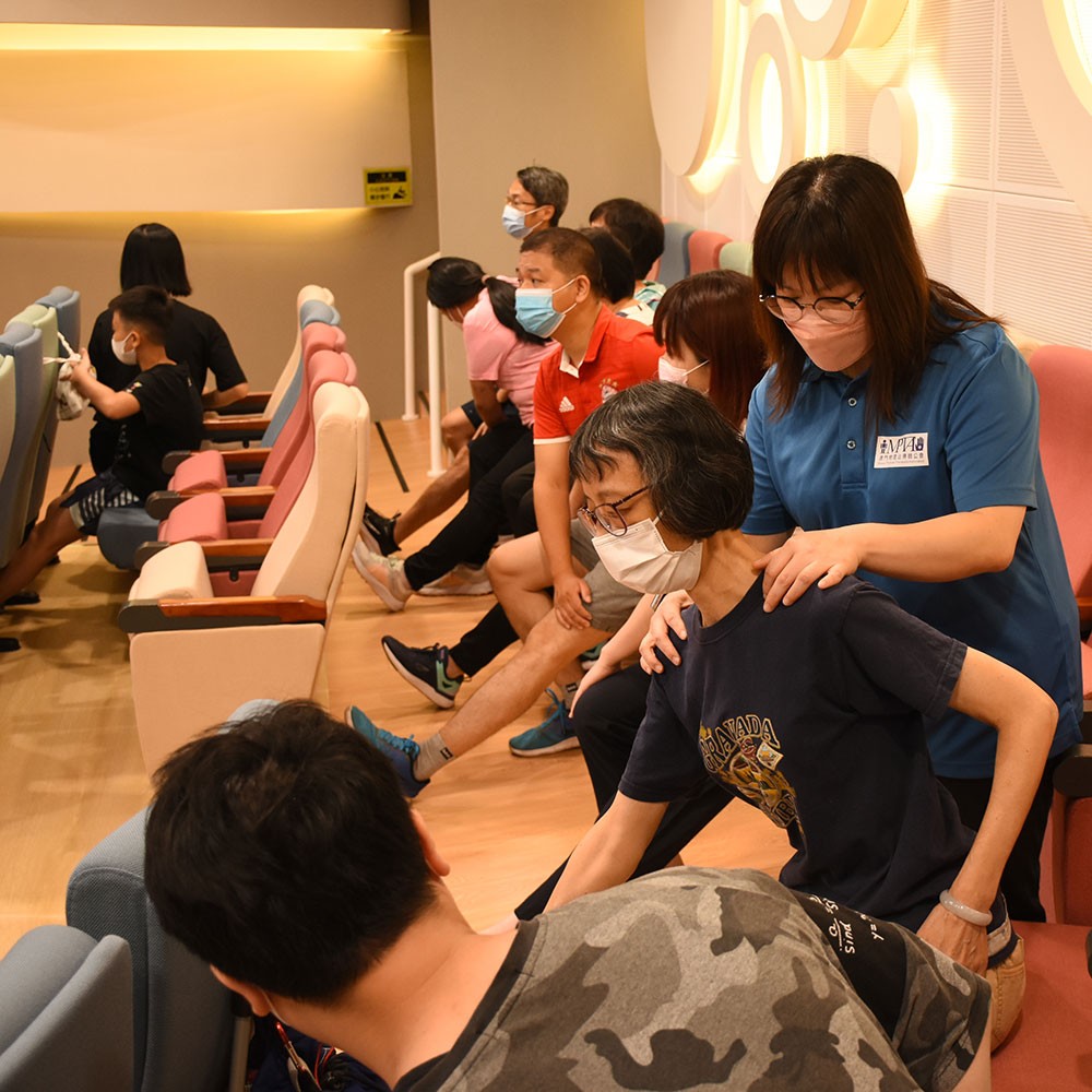 Photo of workshop held by Macau Physical Therapists Association to mark World PT Day 2022