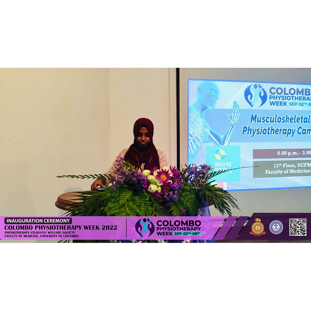 World PT Day 2022 activities in Sri Lanka