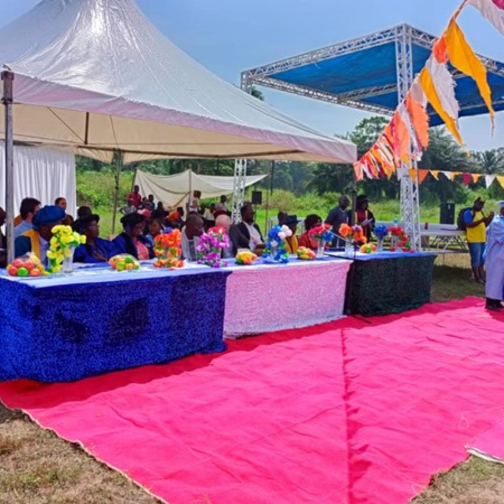 Graduation ceremony in Sierra Leone