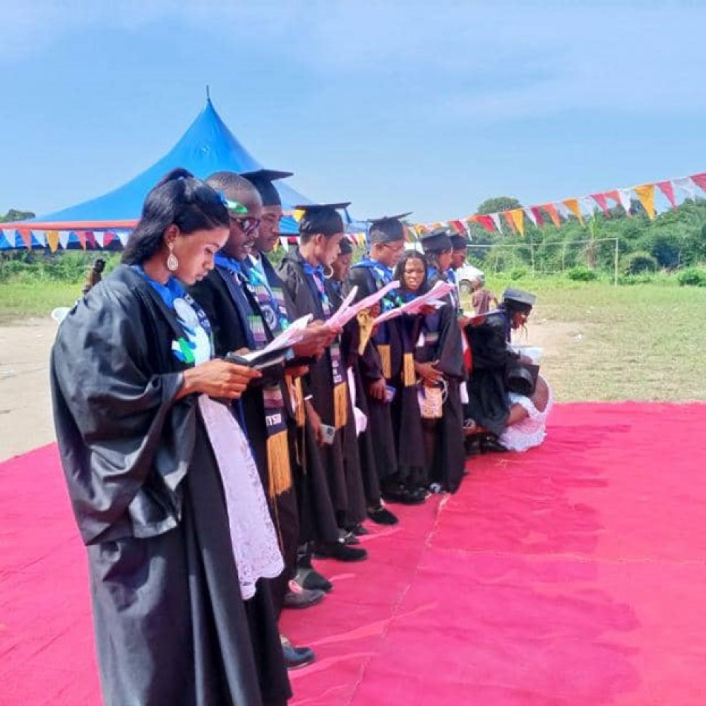 Graduation ceremony in Sierra Leone