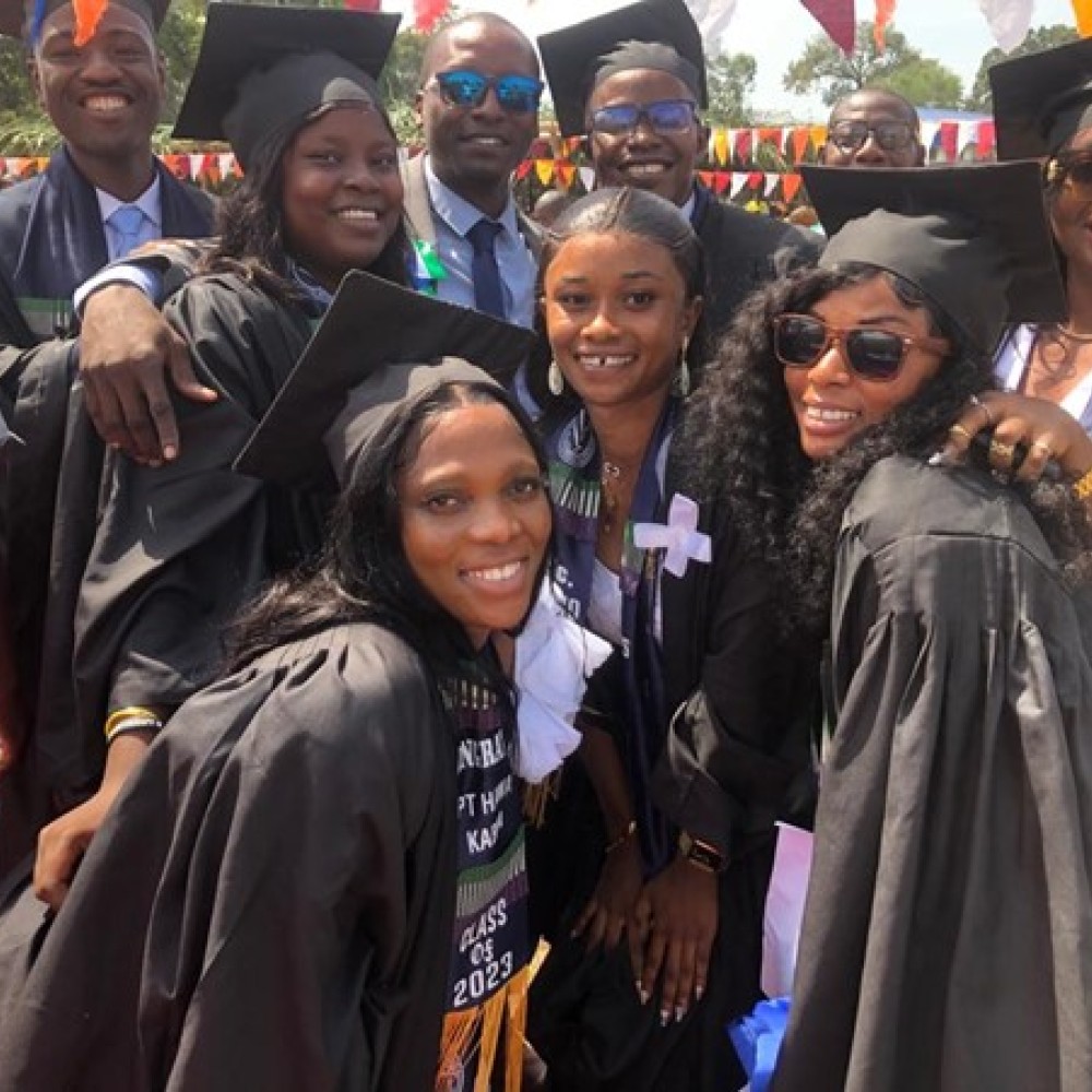 Graduation ceremony in Sierra Leone
