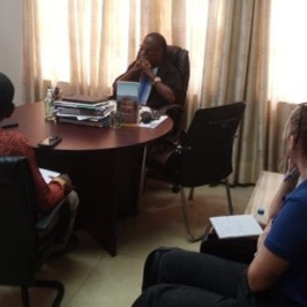 Meeting with representatives of the Liberia health ministry