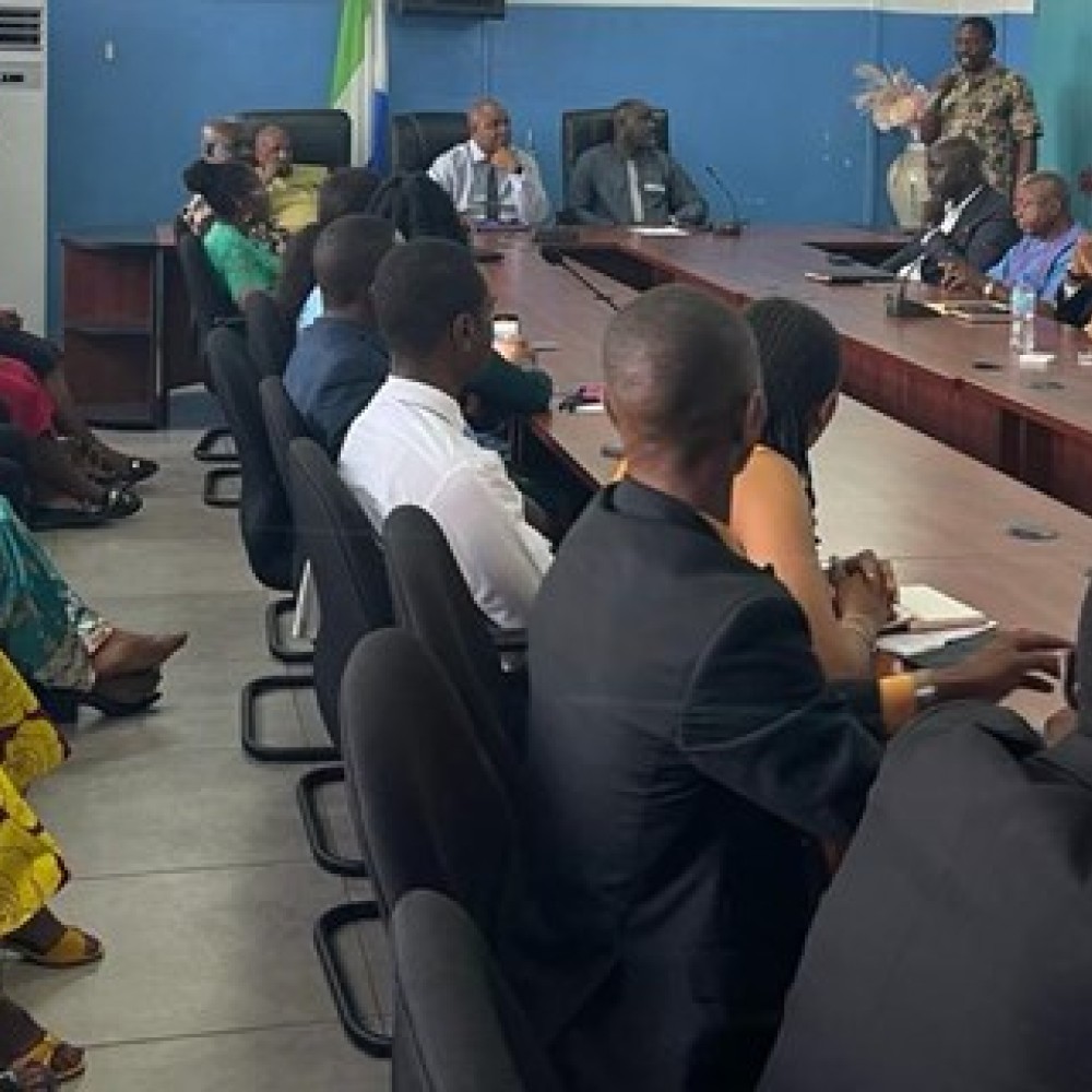 Meeting with representatives of the Sierra Leone health ministry