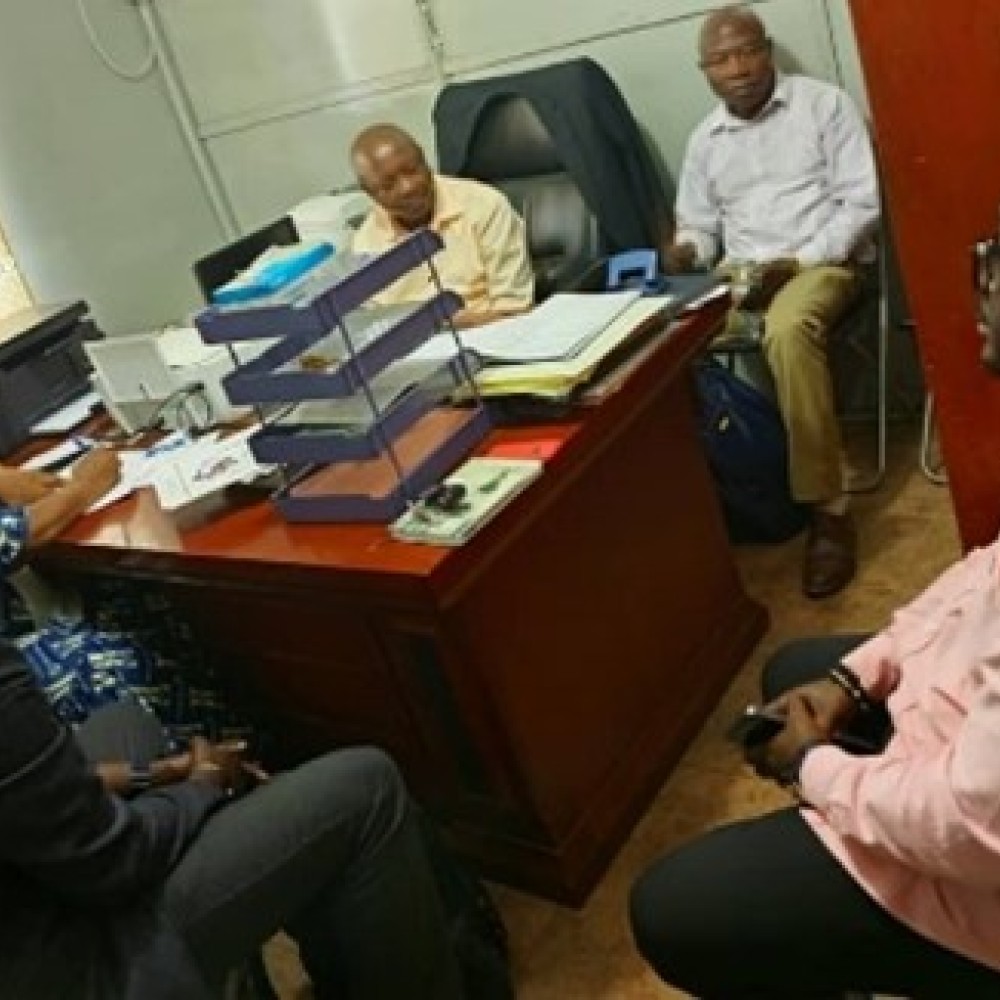 Meeting with physiotherapist colleagues in Sierra Leone