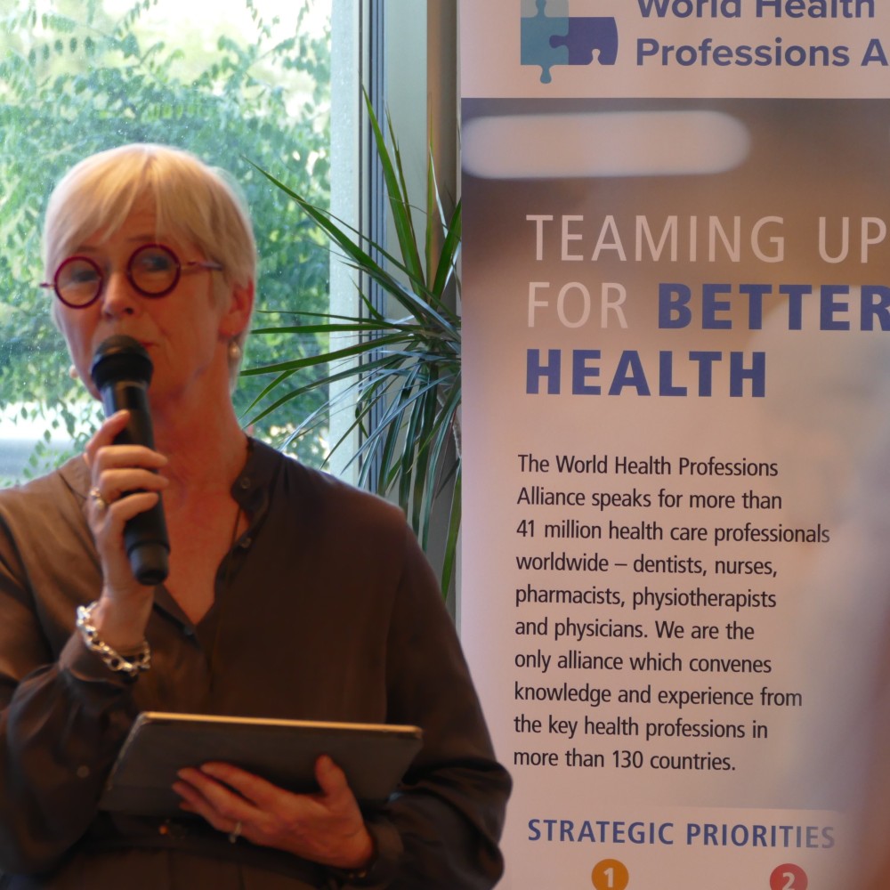 Speaker at WHPA side event at WHA77