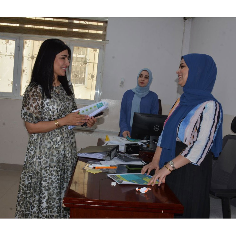 Photo of World PT Day activities held by Erbil Technical Health and Medical College