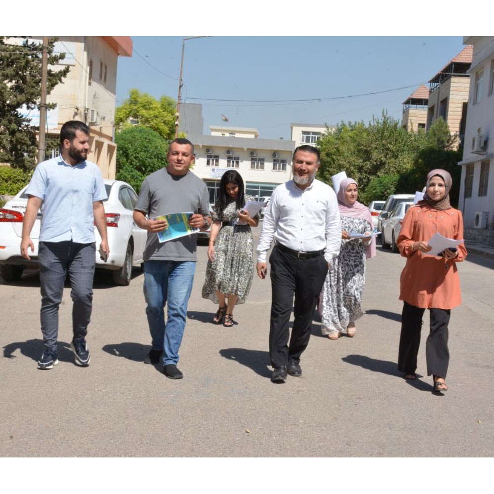 Photo of World PT Day activities held by Erbil Technical Health and Medical College