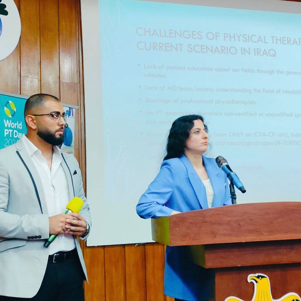 Photo of World PT Day activities held by Iraqi Association for Physiotherapy