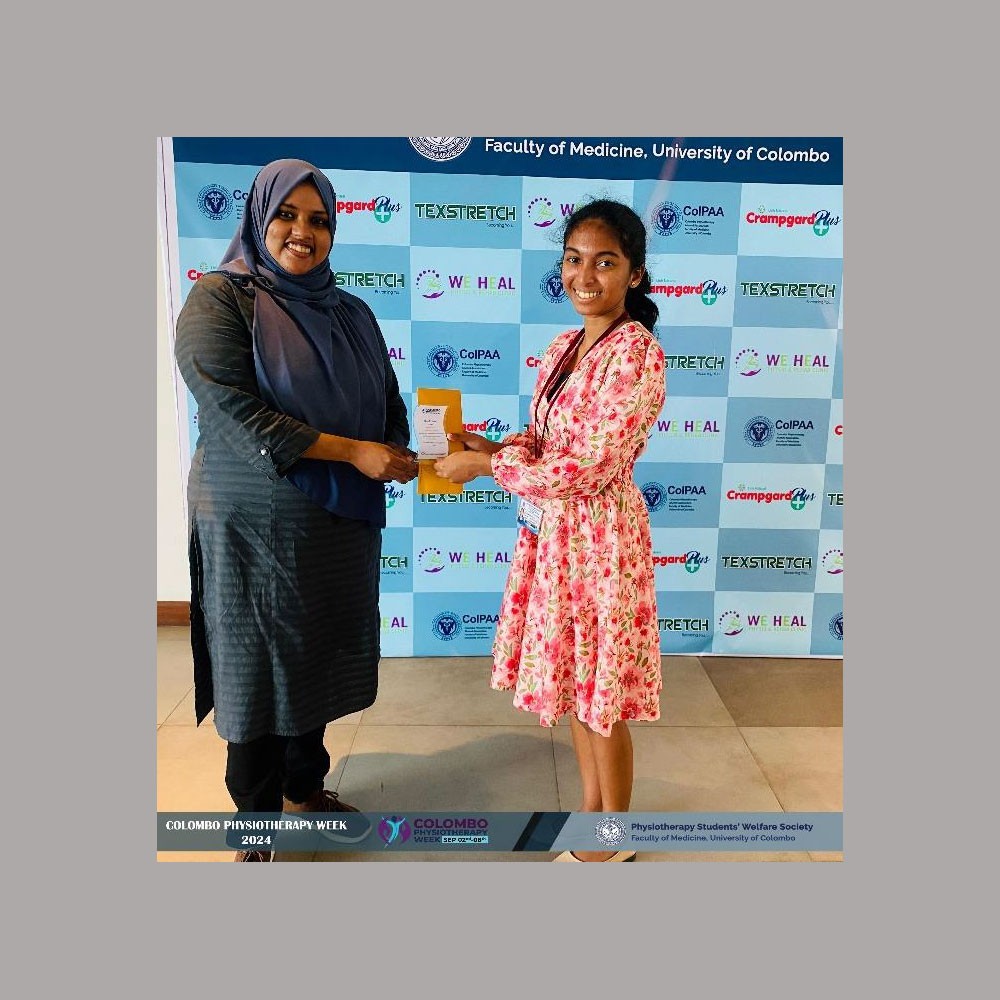 Photo of World PT Day activities in Sri Lanka