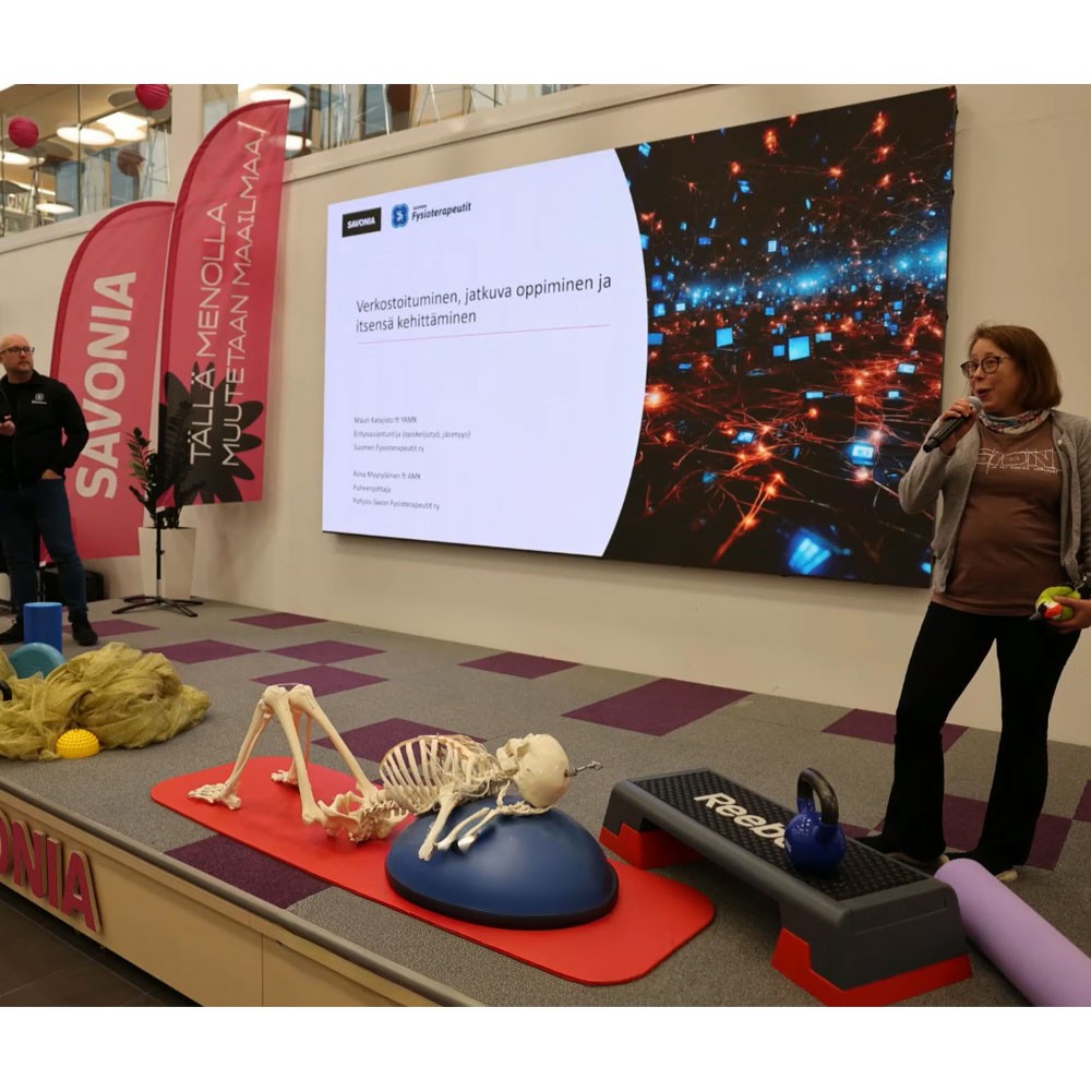 Photo showing activities held for World PT Day 2025 in Finland