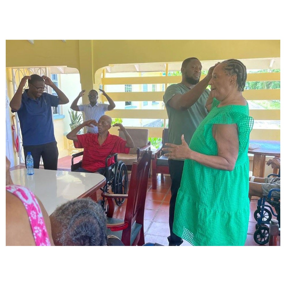 Photo showing activities held for World PT Day 2025 in Grenada