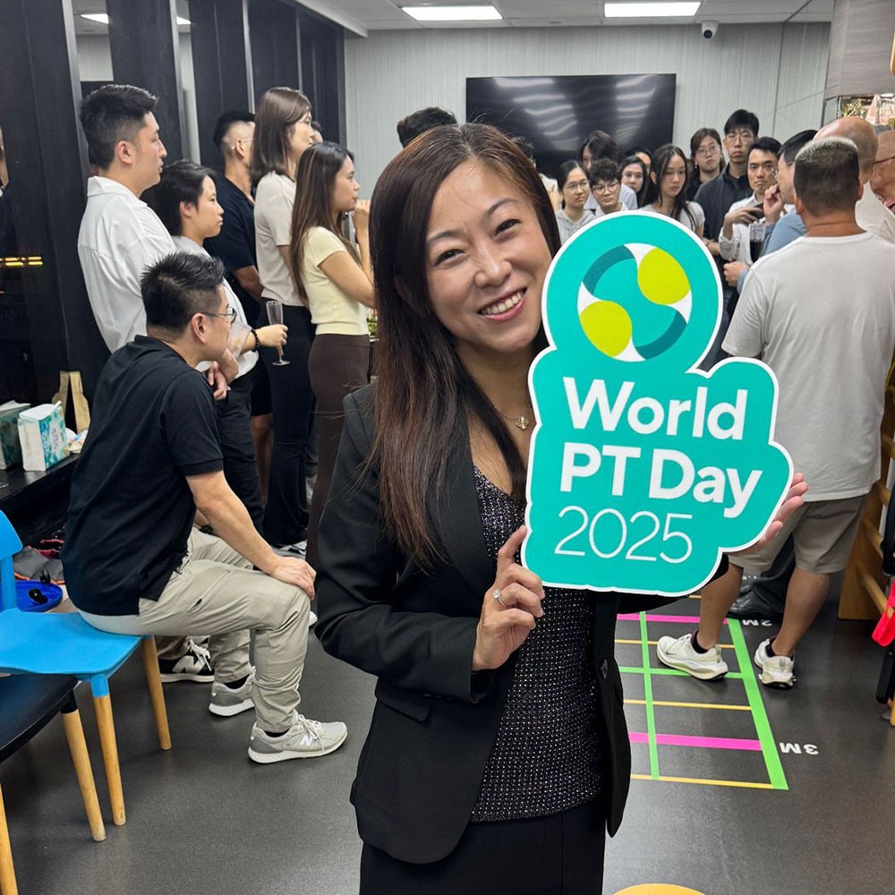 Photo showing activities held for World PT Day 2025 in Hong Kong