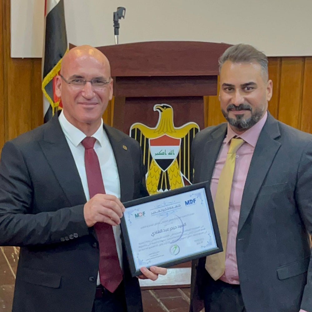 Photo showing activities held for World PT Day 2025 in the Iraq