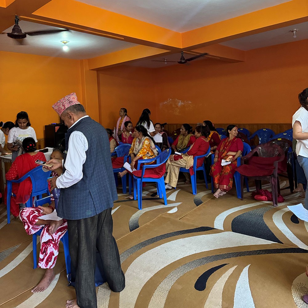 Photo showing activities held for World PT Day 2025 in Nepal