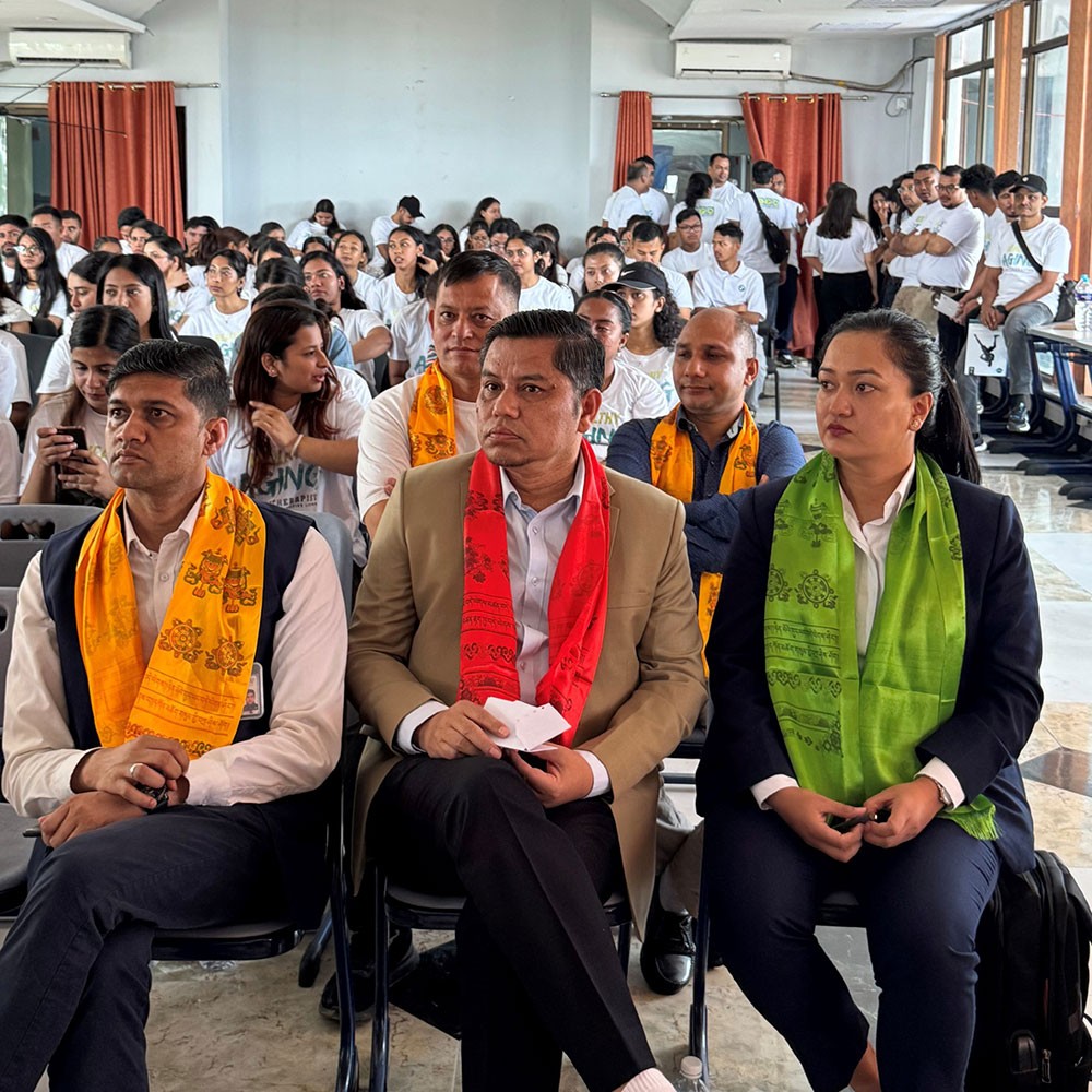 Photo showing activities held for World PT Day 2025 in Nepal