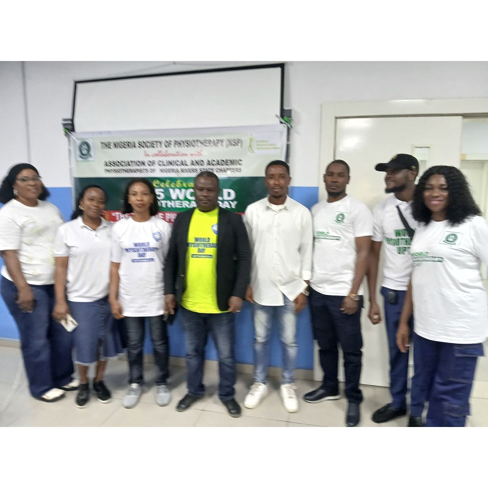 Photo showing activities held for World PT Day 2025 in Nigeria