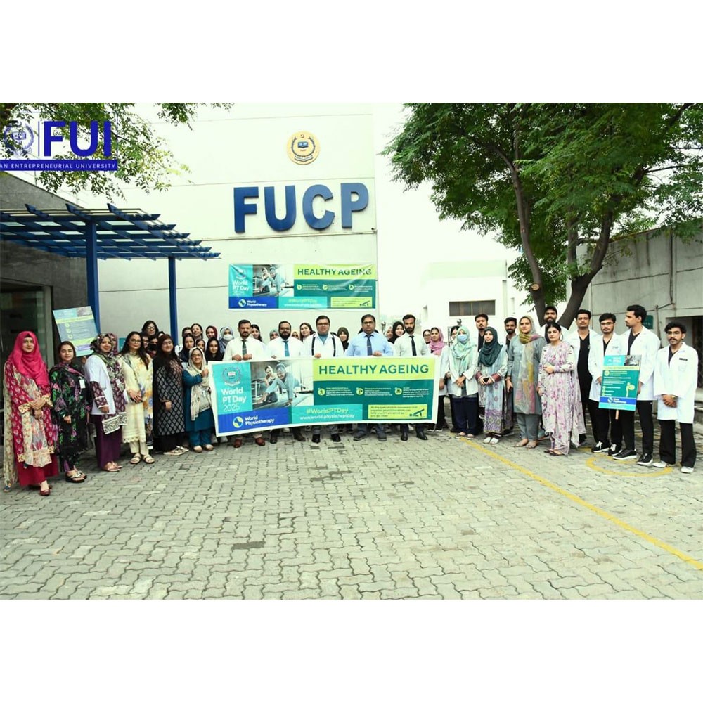 Photo showing activities held for World PT Day 2025 in Pakistan