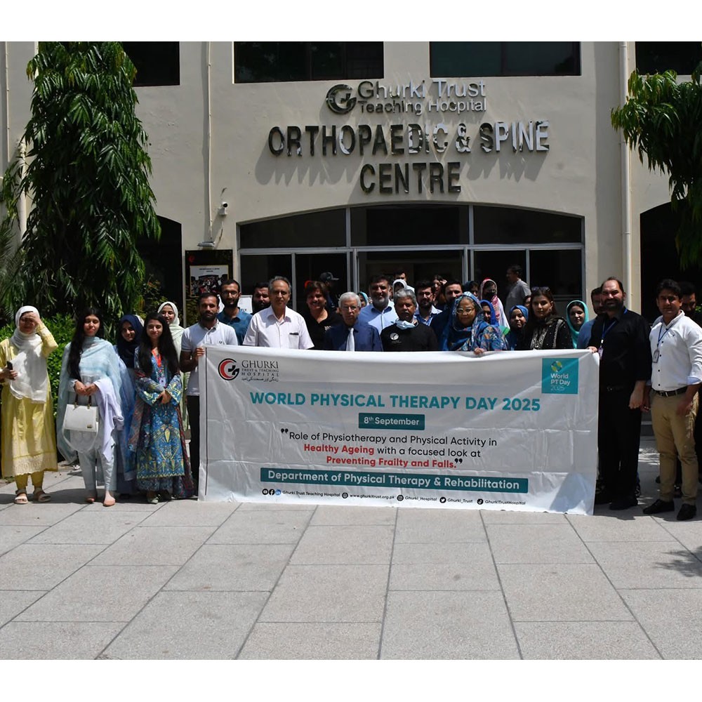 Photo showing activities held for World PT Day 2025 in Pakistan
