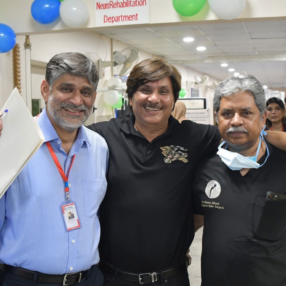 Photo showing activities held for World PT Day 2025 in Pakistan