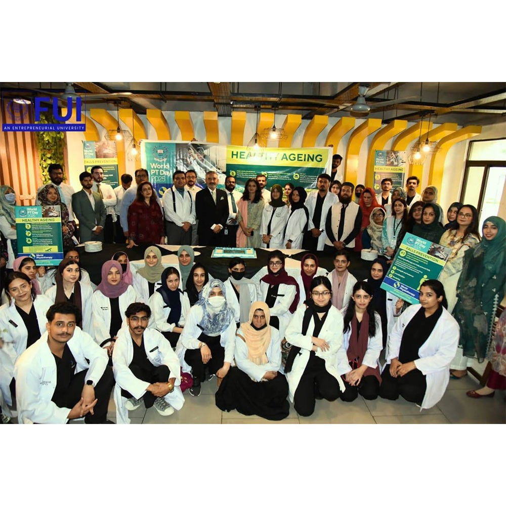 Photo showing activities held for World PT Day 2025 in Pakistan