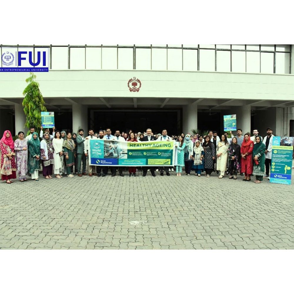 Photo showing activities held for World PT Day 2025 in Pakistan