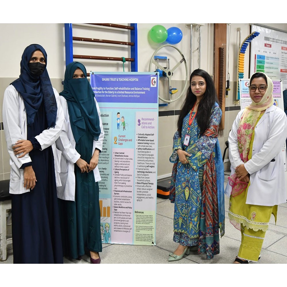 Photo showing activities held for World PT Day 2025 in Pakistan