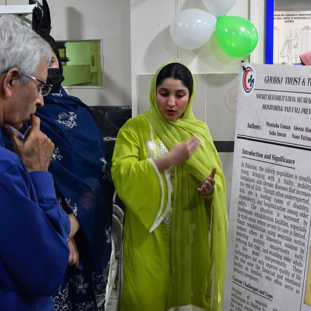 Photo showing activities held for World PT Day 2025 in Pakistan