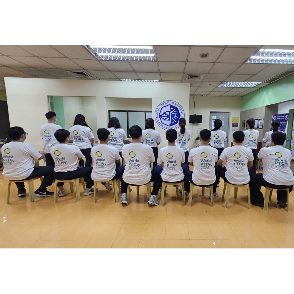 Photo showing activities held for World PT Day 2025 in the Philippines