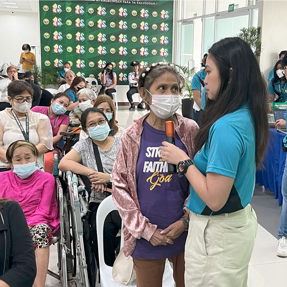 Photo showing activities held for World PT Day 2025 in the Philippines