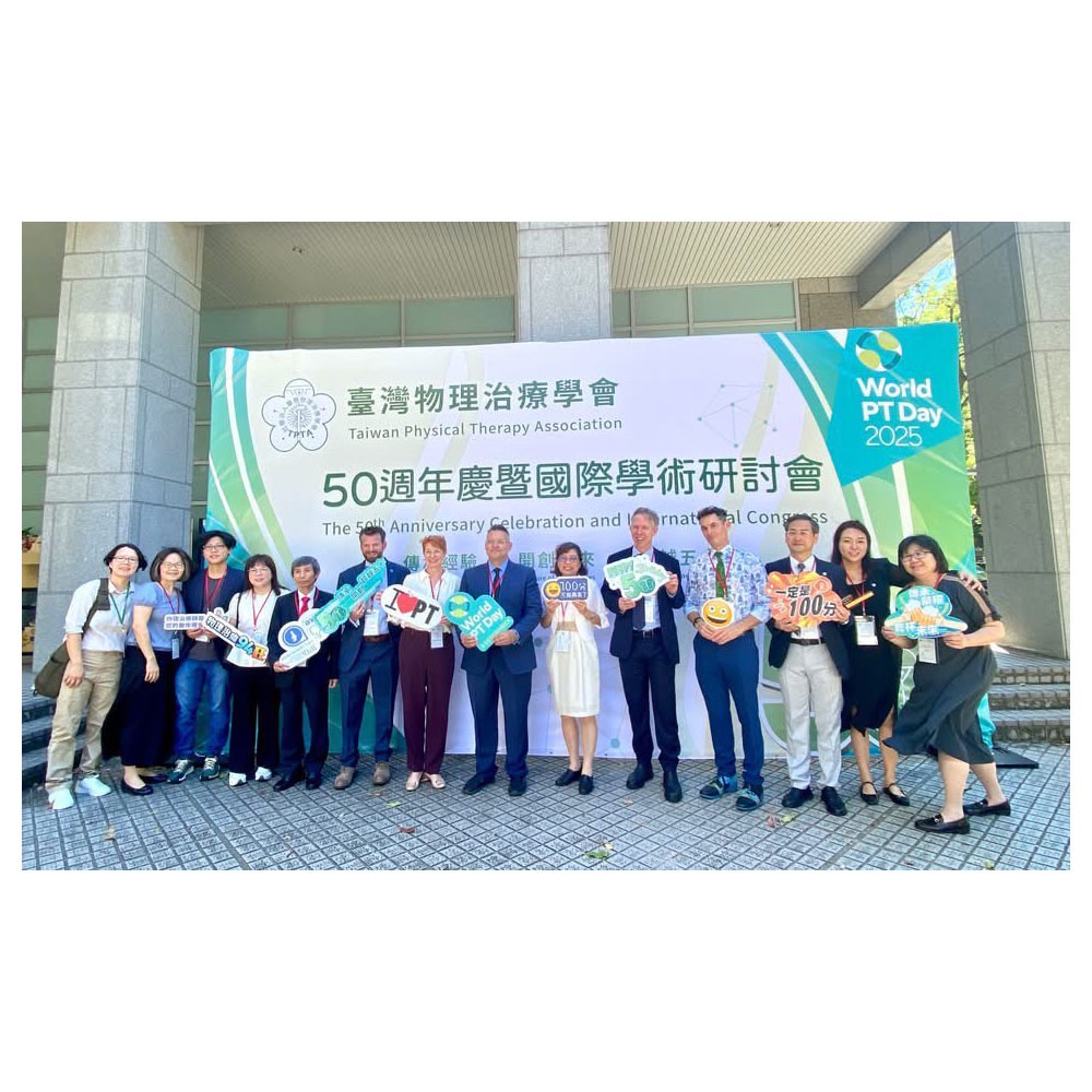 Photo showing activities held for World PT Day 2025 in Taiwan