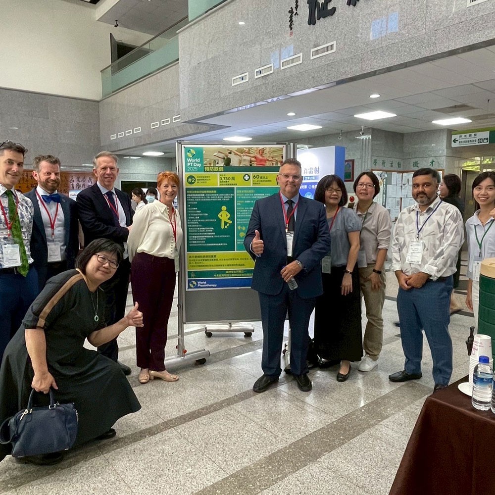 Photo showing activities held for World PT Day 2025 in Taiwan