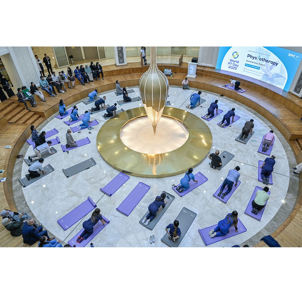 Photo showing activities held for World PT Day 2025 in the United Arab Emirates