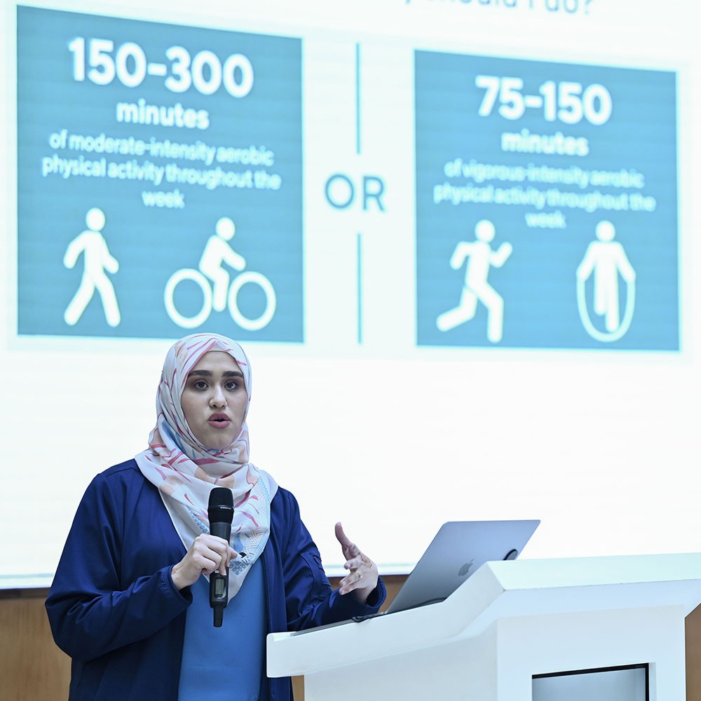 Photo showing activities held for World PT Day 2025 in the United Arab Emirates