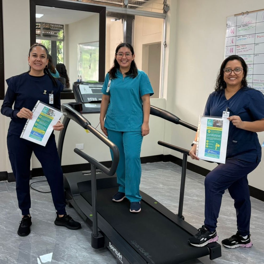 Photo showing activities held for World PT Day 2025 in Guatemala