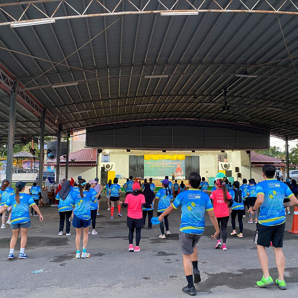 Photo showing activities held for World PT Day 2025 in Malaysia